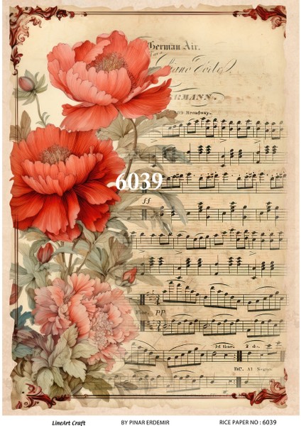 Pirinç Dekopaj Kağıdı LA-6039