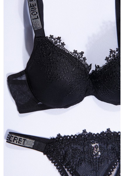 Love Secret Taş Askılı Brode Yarı Dolgulu Sütyen Takım fiyatları