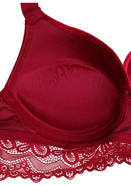 Tılsım Lingerie Taşlı Askılı Kadife Destekli Sutyen Takım