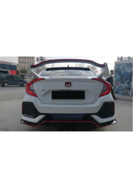 Honda Fc5 (2016+) Kırmızı Arka Logo