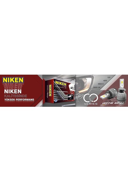 Niken H7 Eco Serisi LED Xenon 9000 Lümen (1 Yıl Garantili) fiyatları