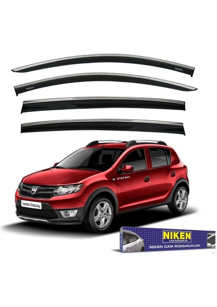 Dacia Sandero Kromlu Cam Rüzgarlığı 2013 Sonrası