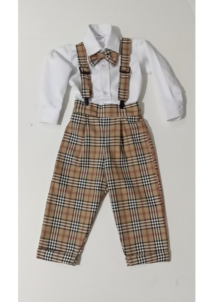 Erkek Çocuk Bebek Gömlekli Borbory Salopet Pantolon Takım 0-5 Yaş Çocuk Takım fiyatları