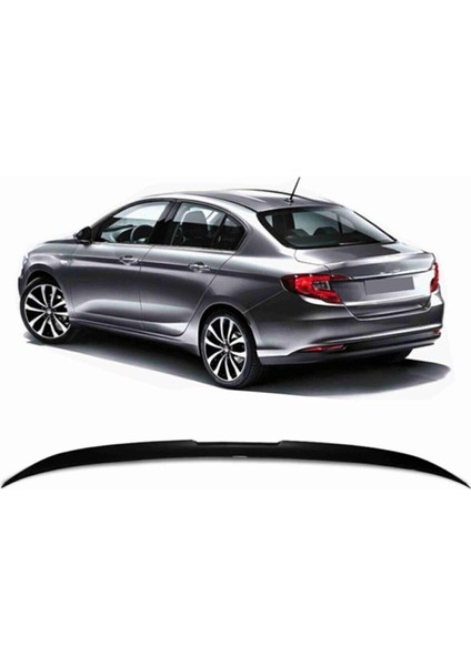 Fiat Egea Yarasa Spoiler Piona Black Spoyler 2015 - 2020