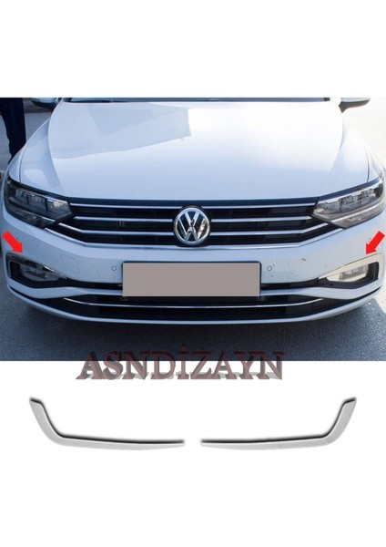 Asn Dizayn Vw Passat B8.5 Sis Çerçevesi P.çelik 2 Prç. 2019 Sonrası