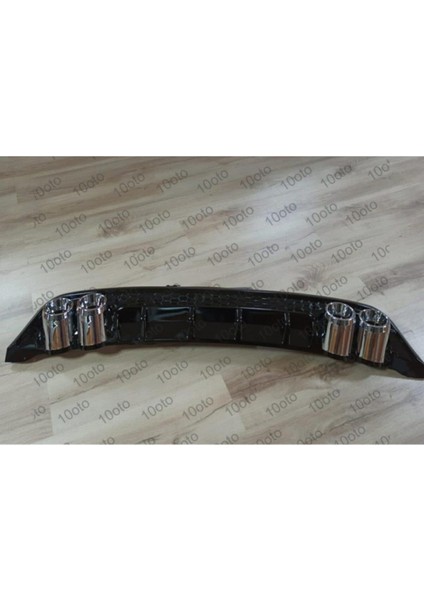Seat Leon Difüzör Mk3 - 3,5 Üniversal Plastik Piano Black 4çıkış fiyatları