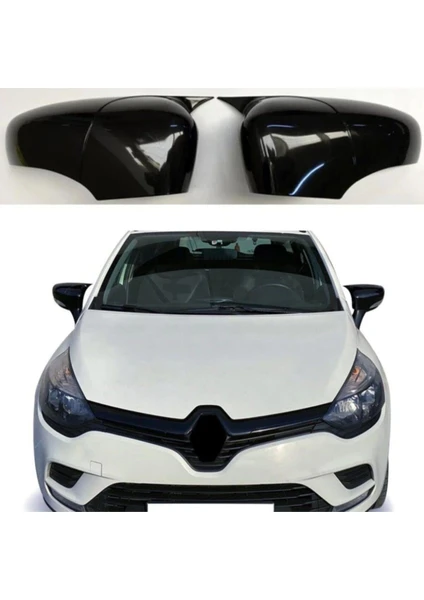 Batman Garage Renault Clio 4 Batman Yarasa Ayna Kapağı Piano Black / 2012-2019