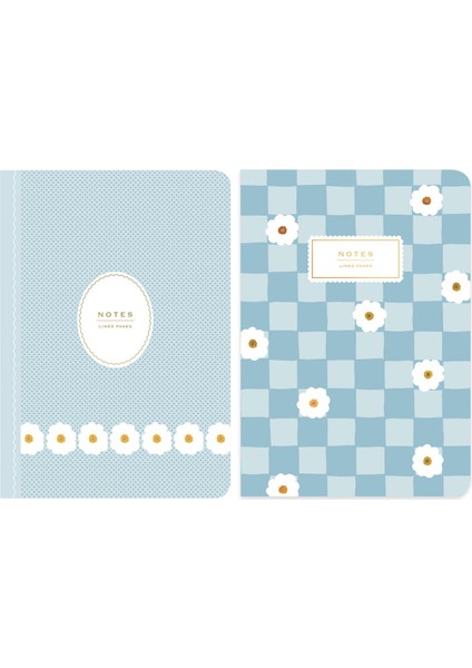 Terzi Dikiş 2'li Defter Seti Papatya 17 x 25