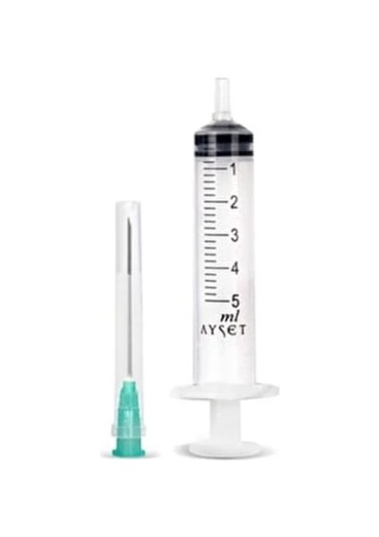 5 ml Yeşil Uçlu Enjektör (Şırınga) 225 Adet