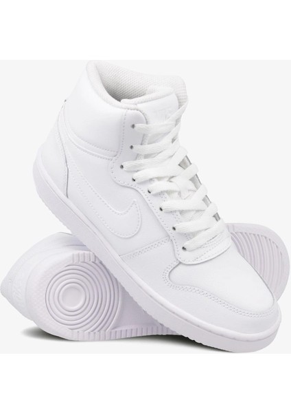 Ebernon Mid Triple Leather Unisex Sneaker Hakiki Deri Bilekli Spor Ayakkabı Beyaz
