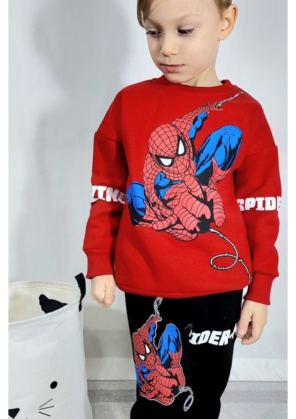 Spider Man Şardonlu Erkek Eşofman Takımı fırsatları