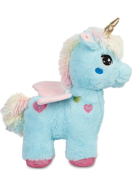 Berattoys Kanatlı Unicorn At 35 cm Oyuncak Mint Peluş Pony At Uyku ve Oyun Arkadaşı