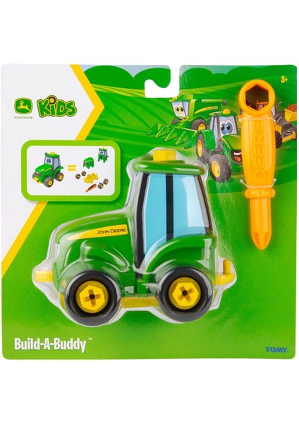 47208 Tomy John Deere - Tak Oyna Traktör Johnny +3 Yaş