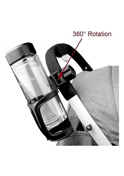 Buffer® Bebek Arabası Bisiklet Uyumlu Ayarlanabilir Şişe Biberon ve Suluk Tutucu fırsatları