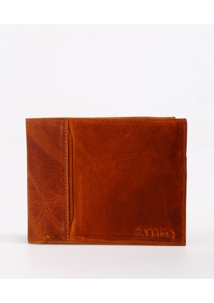 Taba Erkek 12x9x1 cm Deri Cüzdan Frk 315 Crayz