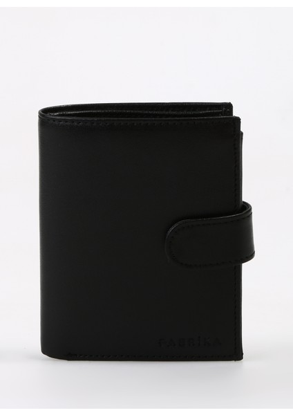 Siyah Erkek 9x11x2 cm Deri Cüzdan Frk 314 Crayz