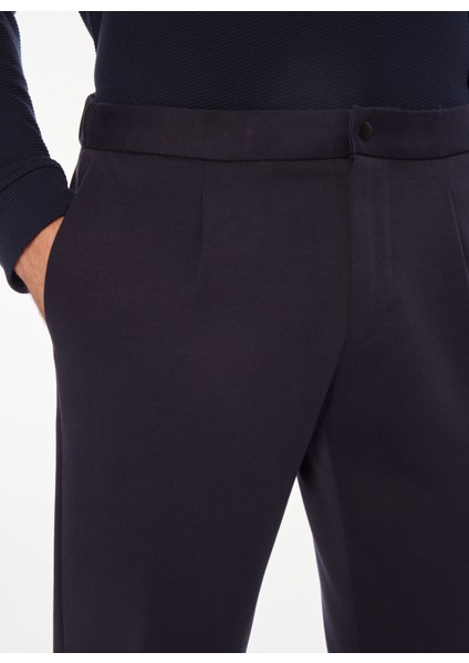 Normal Bel Normal Paça Koyu Mavi Erkek Chino Pantolon A271BERLINO563PF1032-