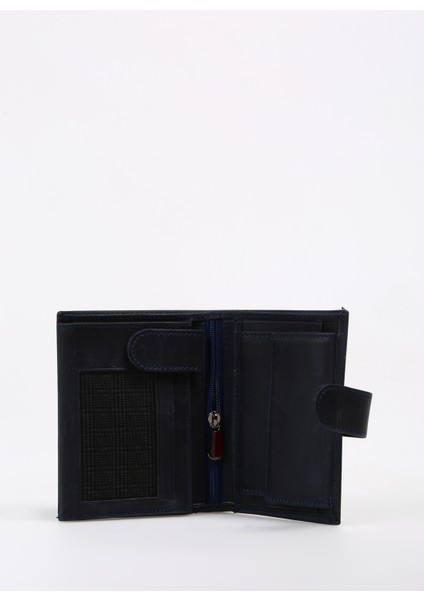 Lacivert Erkek 9x11x2 cm Deri Cüzdan Frk 314 Crayz fırsatları
