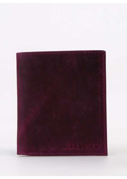 Mor Kadın 10,5x9x2 cm Deri Kartlık Frk 509 Crayz Deri Mor