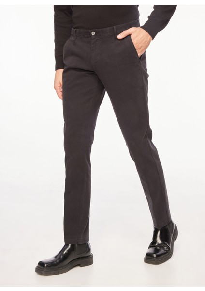 Normal Bel Normal Paça Siyah Erkek Chino Pantolon A271DAN78TC901/TB