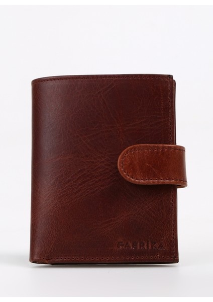 Kahve Erkek 9x11x2 cm Deri Cüzdan Frk 314 Crayz