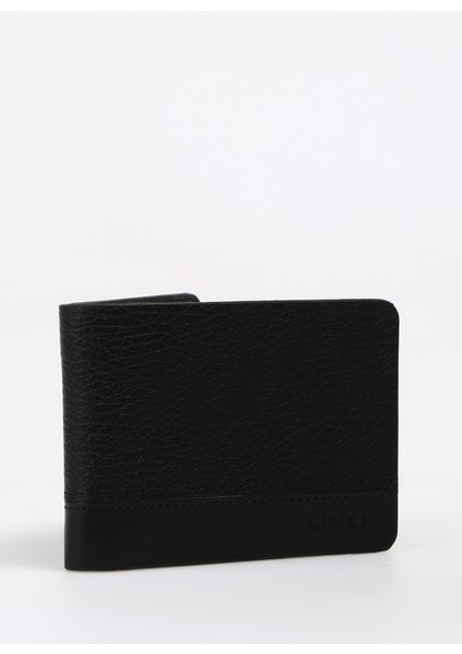 Siyah Erkek 10,5x8,5x2 cm Deri Cüzdan Frk 330 Flt Deri Siyah