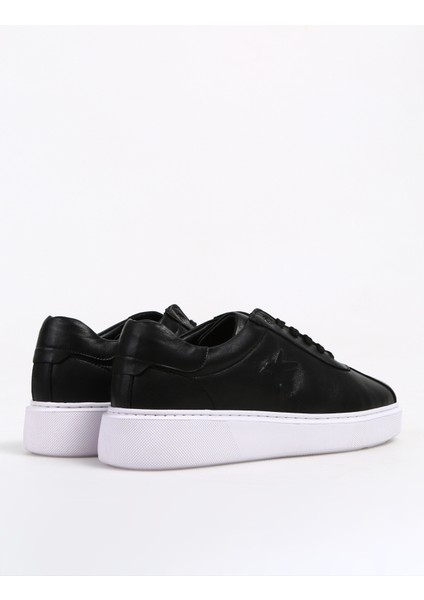 Siyah Erkek Deri Sneaker SILCON modelleri