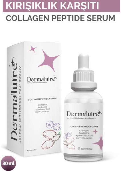 Yaşlanma Karşıtı Collagen Peptide Serum ( Collagen, Argilerine, Hyaluronic Acid ) - 30ml