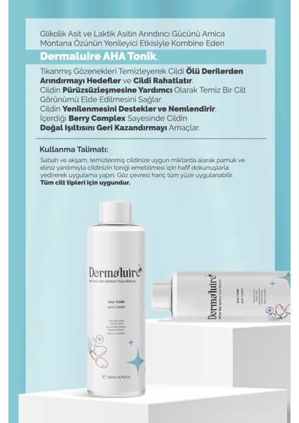 AkneSivilce Aha Tonik 200ml ( Glikolik Asit Laktik Asit)