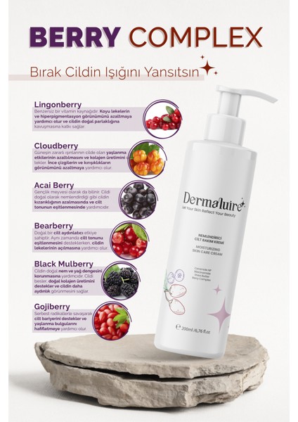 Nemlendirici Yüz Ve Vücut Cilt Bakım Kremi - Ceramide Np, Niacinamide, Shea Butter Içerikli - 200ml