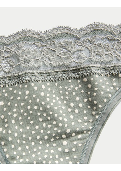 5'li Dantel Detaylı Bikini Külot Seti fırsatları