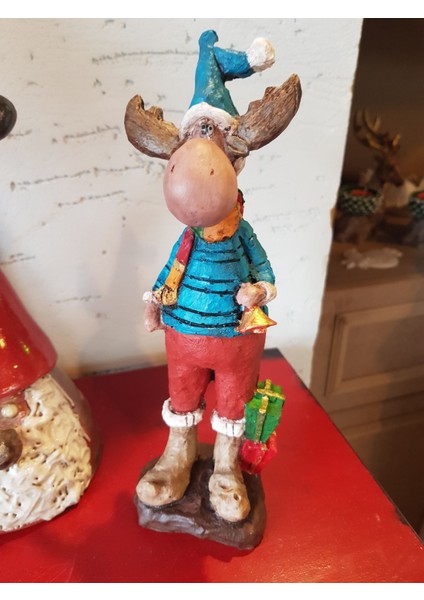 El Boyaması Polyester Dekoratif Obje