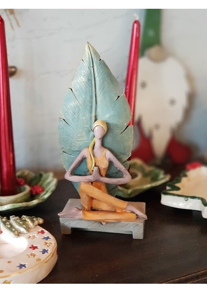 El Boyaması Polyester Yoga Dekoratif Obje / Biblo fiyatları