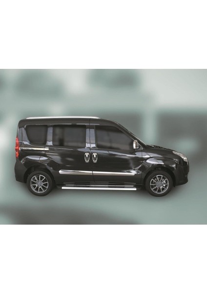 Fiat Doblo 2010-2015 Krom Sürgü Çıtası Uyumlu