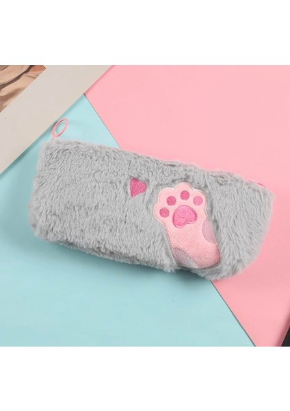 Pati Tasarımlı Peluş Kalemlik Yumuşacık