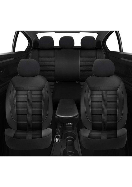 Renault Latitude Trend Serisi Uyumlu Oto Koltuk Kılıfı Karbon modelleri