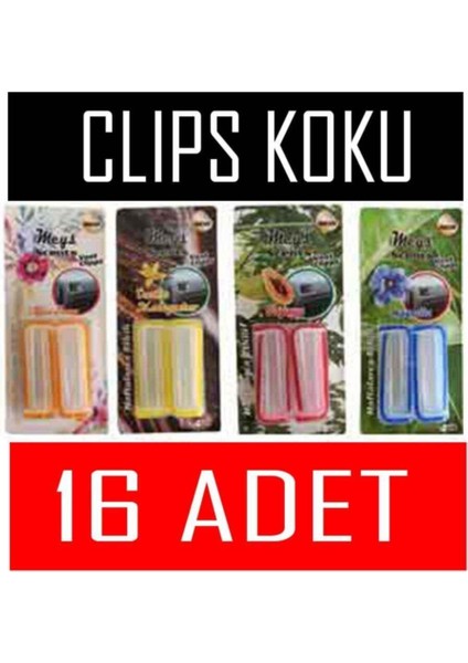 Mandal Araç Kokusu Izgaralı-4 Paket (16 Adet)