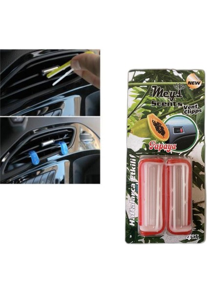 Papaya Kokulu Oto Araba Kalorifer Petek Kokusu Clips