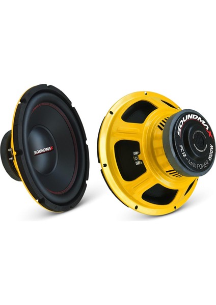 SX-FC12 30 cm Subwoofer Bas 1500 Watt Maximum Power 1 Adet.