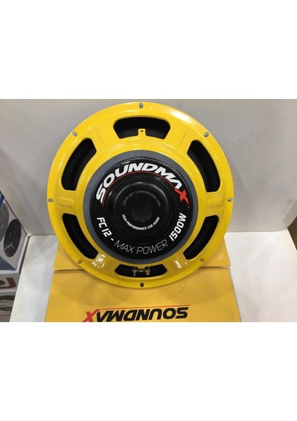 SX-FC12 30 cm Subwoofer Bas 1500 Watt Maximum Power 1 Adet.