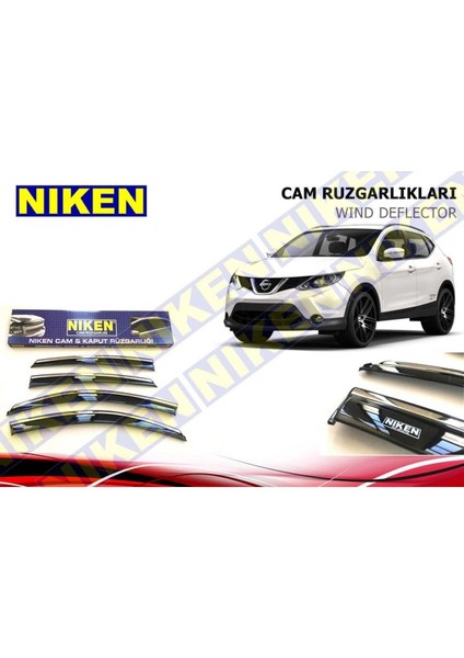 Nissan Qashqai Kromlu Cam Rüzgarlığı 2014 Sonrası