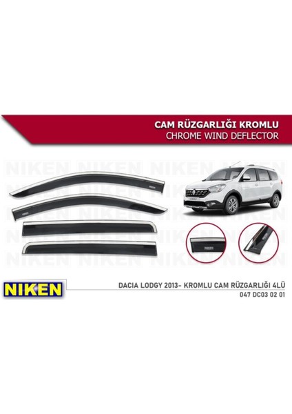 Dacia Lodgy Kromlu Cam Rüzgarlığı 2013 Sonrası
