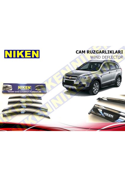 Chevrolet Captiva Kromlu Cam Rüzgarlığı 2009 Sonrası