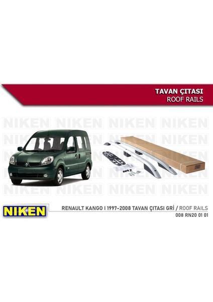 Renault Kango Tavan Çıtası Port Bagaj Taşıyıcı Gri 1997 / 2008