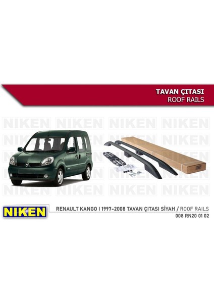 Renault Kango Tavan Çıtası Port Bagaj Taşıyıcı Siyah 1997 / 2008