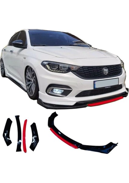 Fiat Egea Uyumlu Ön Lip 4 Parça Tampon Eki Fiat Egea Karlık Model Lip fiyatları