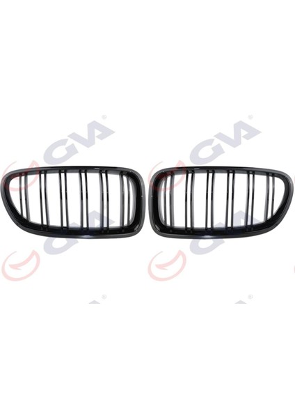 ÖZÇELİKLER Ön Panjur Set Parlak Siyah Bmw F10 M5 Style
