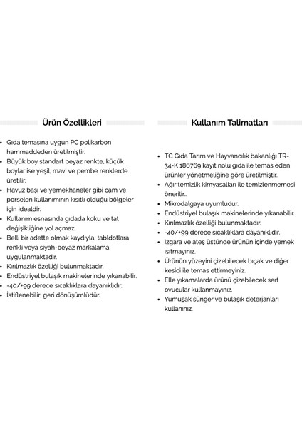 Kırılmaz Tabldot Tabak, Self Servis, Yemekhane, Okul Tabağı, 5 Bölmeli Tabak, Tabilot, Tabildot, Lokanta