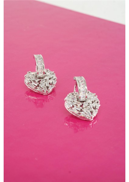 Kadın Vip Seri Baget Zirkon Taşlı Küpe Seti fiyatları