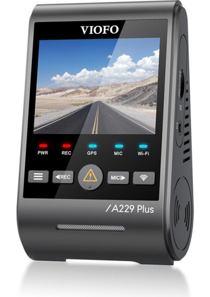 A229 Plus 2k Hdr Sony Starvis 2 Sensörlü Wi-Fi Gps'li Araç Kamerası